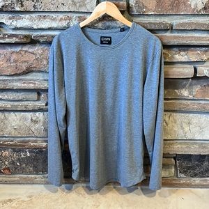 Cuts Clothing Gray Long Sleeve Tee